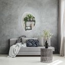 Ver imagem 3 de Espelho Multiuso Orgânico GG Lapidado Pendurador LED In House Decor