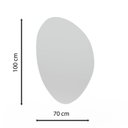 Ver imagem 4 de Espelho Multiuso Orgânico GG Lapidado Pendurador LED In House Decor