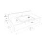 Bancada em Porcelanato para Banheiro 80cm Com Cuba - 4
