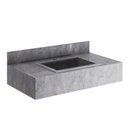 Ver imagem 2 de Bancada em Porcelanato para Banheiro 80cm Com Cuba