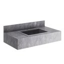 Ver imagem 2 de Bancada em Porcelanato para Banheiro 80cm Com Cuba