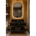 Ver imagem 1 de Bancada em Porcelanato para Banheiro 80cm Com Cuba