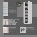 Ver mais imagens de Sapateira 1 Porta 6 Prateleiras Divino