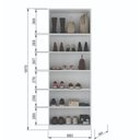 Ver imagem 3 de Sapateira 1 Porta 6 Prateleiras Divino