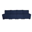 Ver mais imagens de Sofá Retrátil e Reclinável 3.20m Molas Ensacadas e Costura Tripla Cama inBox Nobre Suede Azul