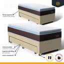 Ver imagem 4 de Cama Box com Colchão de Espuma D33 Pillow Top Comfort Luxo + Auxiliar de Espuma Unique Solteiro 88cm