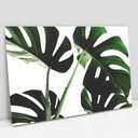 Ver imagem 1 de Quadro Decorativo em Canvas Folhas - Chassi - 90 x 60cm