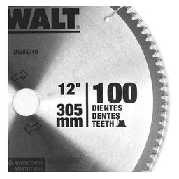 Disco de Corte para Serra 12 Polegadas Dewalt Modelo Dwa03240 Ideal para Alumínio e Não Ferrosos - 5