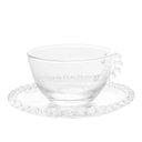 Ver mais imagens de Conjunto Chá e Café Cristal 5 Peças Linha Pearl Wolff para Mesa Posta Refinada