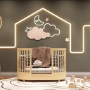 Ver imagem 4 de Berço Evolutivo Redondo Mini Cama 3 em 1 Encanto