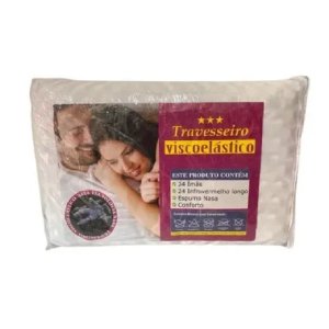 Travesseiro Nasa Viscoelástico Extra Macio Saúde Bem Estar