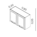Ver imagem 2 de Cozinha Completa 5 Peças 12 Portas 2 Gavetas New Premium Itatiaia