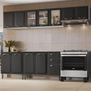 Ver imagem 1 de Cozinha Completa 5 Peças 12 Portas 2 Gavetas New Premium Itatiaia