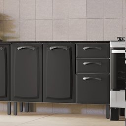 Cozinha Completa 5 Peças 12 Portas 2 Gavetas New Premium Itatiaia - 11