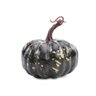 Abóbora Respingo Preta Halloween M 15cm 1 Unidade - 1