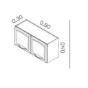 Ver imagem 4 de Cozinha Completa Modulada 5 Peças 12 Portas 2 Gavetas New Premium Itatiaia Branco