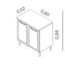 Ver imagem 5 de Cozinha Completa Modulada 5 Peças 12 Portas 2 Gavetas New Premium Itatiaia Branco
