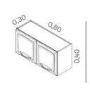 Ver imagem 2 de Cozinha Completa 5 Peças 12 Portas 2 Gavetas New Premium Itatiaia