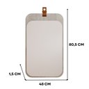 Ver imagem 5 de Espelheira Para Banheiro Alça em Couro Monet Espresso Móveis