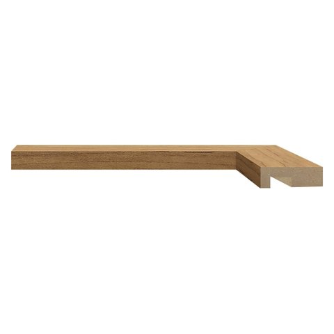 Arremate para Painel Ripado 240CMX5CMX15MM Imbuia Moldufama