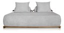 Ver imagem 6 de Sofá Dubai 2 Lugares 1.80m Tecido Bouclê Cinza para Sala Bz Home Decor