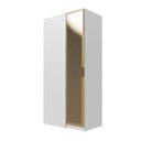 Ver imagem 7 de Guarda Roupa Modulado Linear 1 Porta Reflecta Jade CabeCasa MadeiraOriginals Branco/Fosco