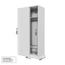 Ver imagem 3 de Guarda Roupa Linear 1 Porta Reflecta Jade CabeCasa MadeiraOriginals