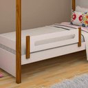 Ver imagem 3 de Bicama de solteiro com casinha Elis Divaloto Branco e Mel