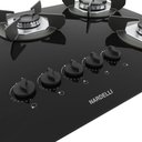 Ver imagem 3 de Fogão Cooktop Elétrico com 5 Bocas Mesa em Vidro Safe Nardelli