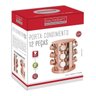 Porta Temperos 12 Peças Rose Gold Giratório Cozinha Linda - 3