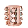 Porta Temperos 12 Peças Rose Gold Giratório Cozinha Linda - 1