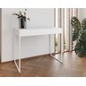 Aparador Industrial Califórnia 137x40 Ferro Branco Tampo Branco - 1