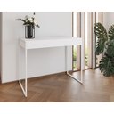 Ver imagem 1 de Aparador Industrial Califórnia 137x40 Ferro Branco Tampo Branco