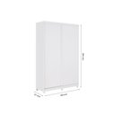 Ver imagem 4 de Guarda Roupa Solteiro 2 Portas 2 Gavetas 100% MDF Dalas 