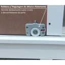 Ver mais imagens de Guarda Roupa Solteiro 2 Portas 2 Gavetas 100% MDF Dalas 