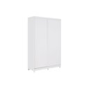 Ver imagem 3 de Guarda Roupa Solteiro 2 Portas 2 Gavetas 100% MDF Dalas 