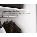 Ver imagem 5 de Guarda Roupa Solteiro 2 Portas 2 Gavetas 100% MDF Dalas 