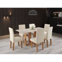 Ver imagem 1 de Conjunto Sala de Jantar com 6 Cadeiras Vênus Hill 