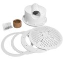 Ver imagem 3 de Dispositivo Dreno de Fundo Grande Anti - Turbilhão ABS para Piscina de Vinil - Brustec
