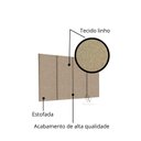Ver imagem 3 de Cabeceira Premium Estofada Cama Box Solteiro 90 Cm - Palha
