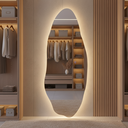 Ver imagem 2 de Espelho Orgânico 150x60 com Led Touch Quente Frio Decoração Pinterest Polido Lopazzi Quarto Sala