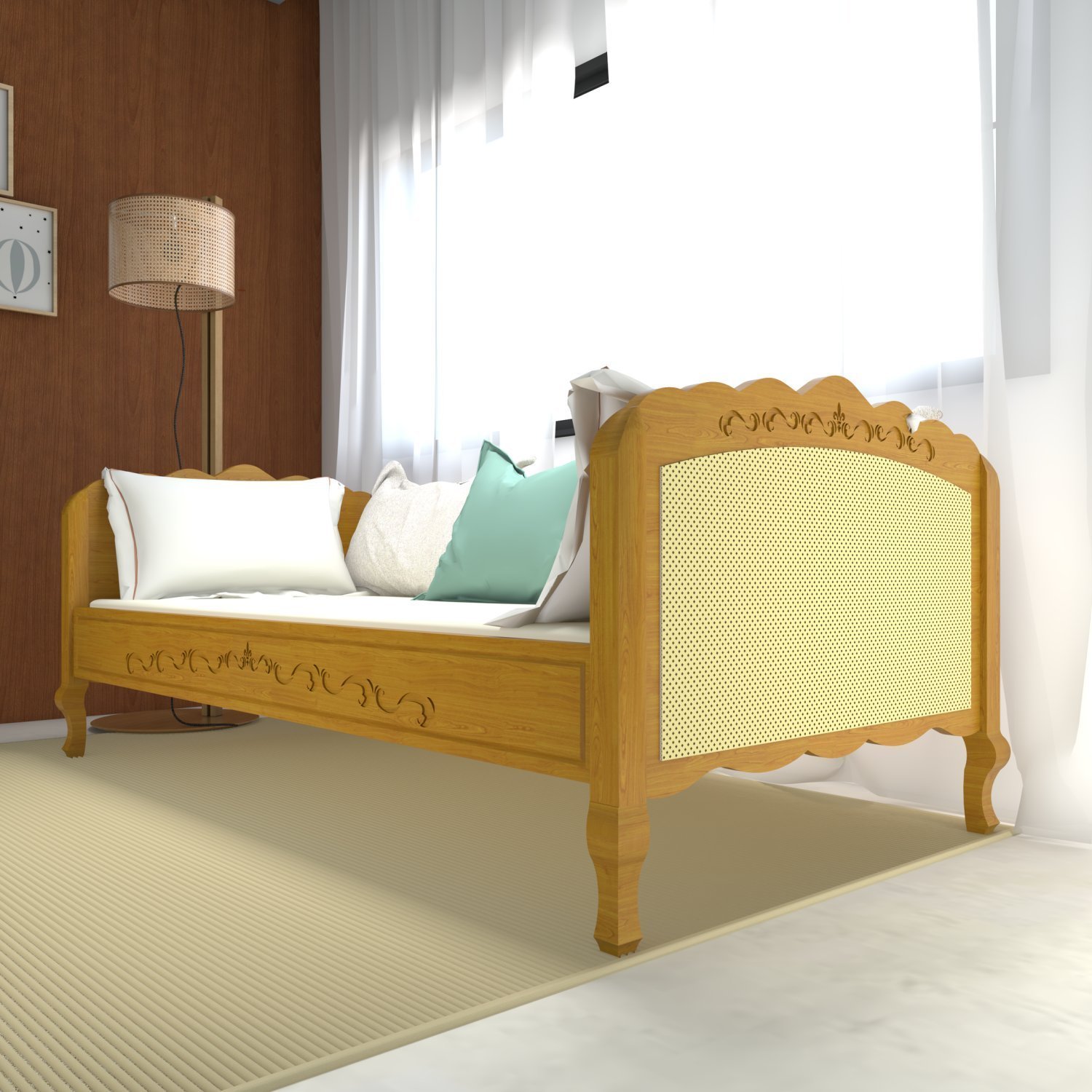 Cama Sofá Infantil 79cm x 198cm Versailles - 1