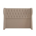 Ver imagem 3 de Cabeceira para Cama Box Queen 160 Cm Beatriz Linho Bege I02 - D'Rossi