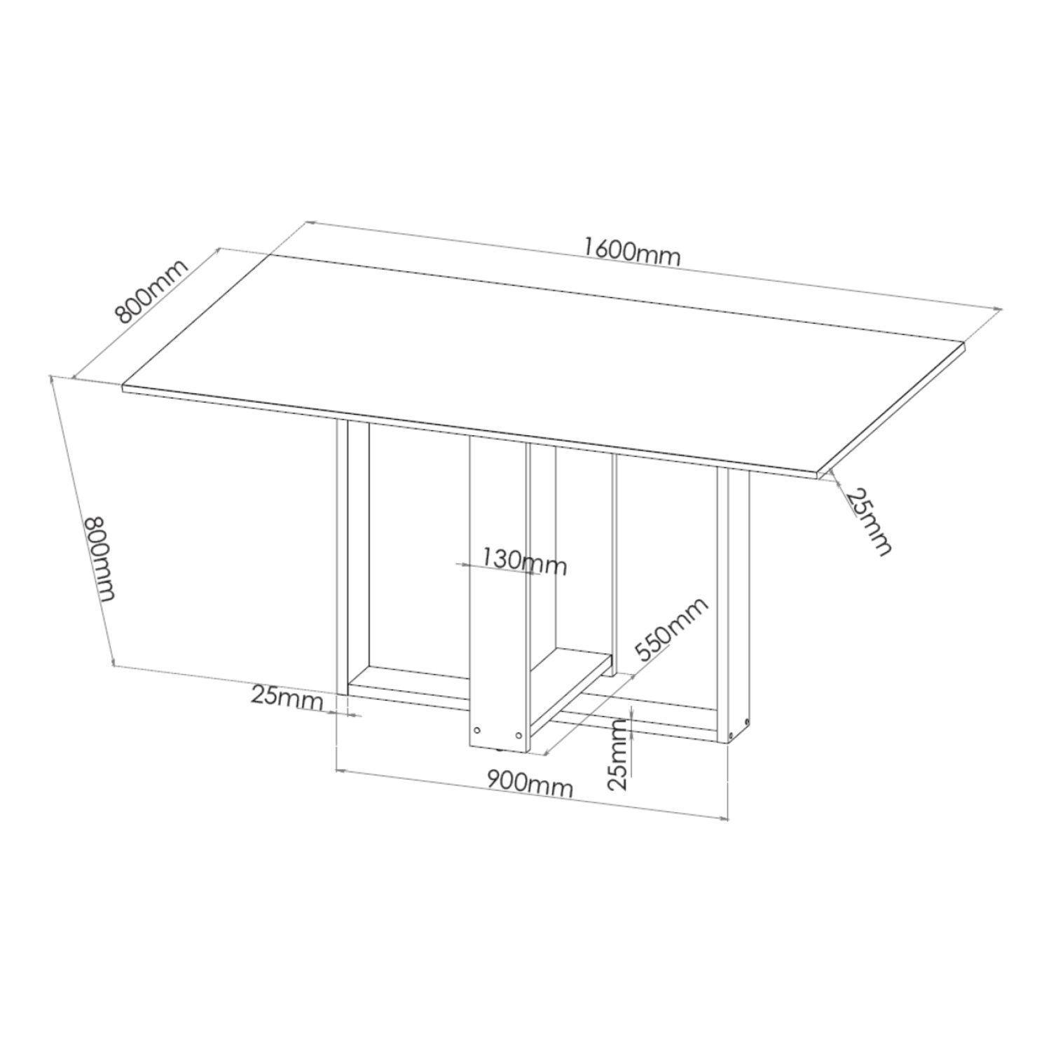 Conjunto Sala de Jantar com 6 Cadeiras Hill  - 3