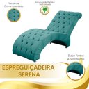 Ver imagem 5 de Espreguiçadeira Capitonê Serena Veludo Star Confort