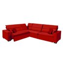 Ver imagem 3 de Sofá Milão 2.50mx3.75m de Canto, Retrátil e Reclinável - Vermelho