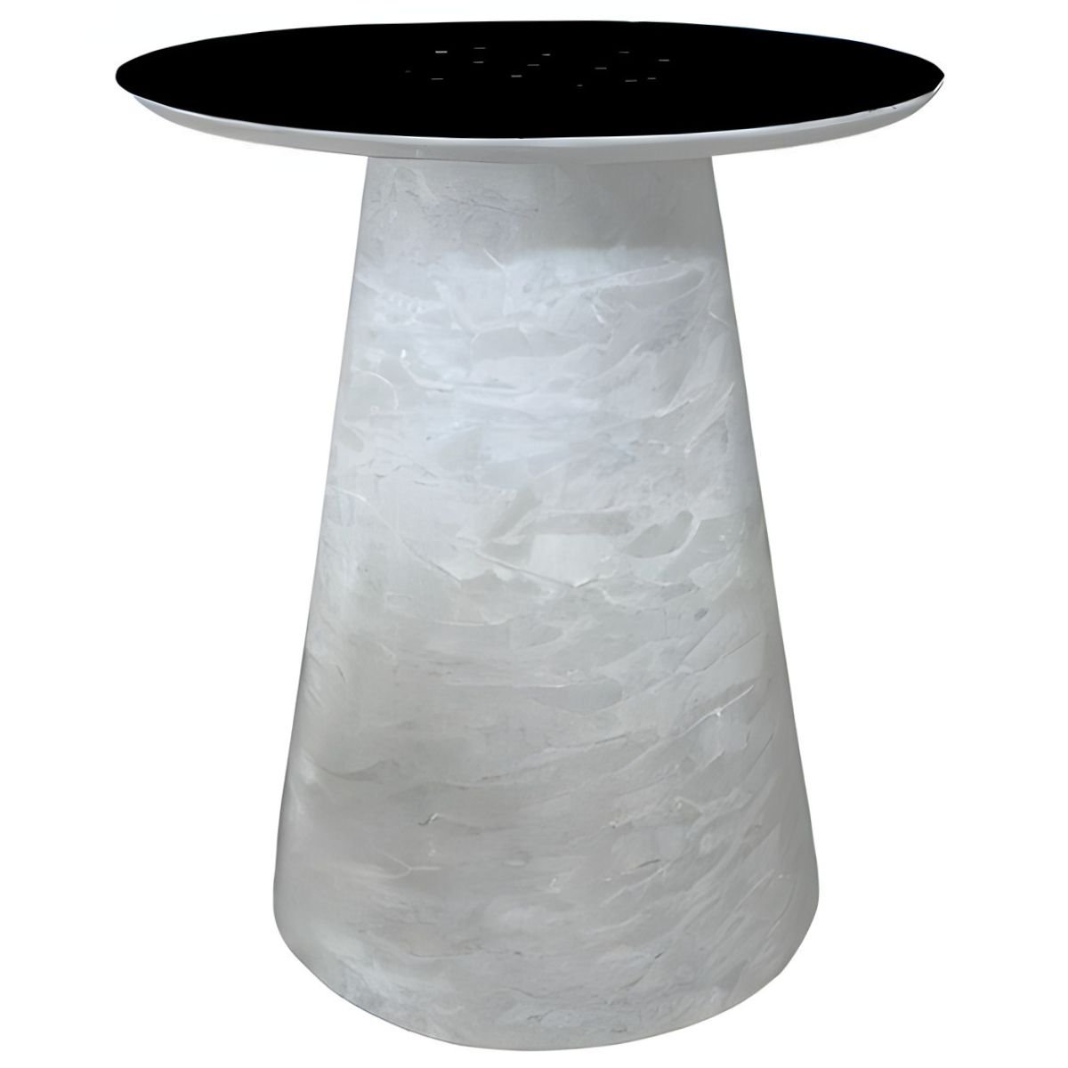 Base de Mesa de Jantar Cone Redonda Cimento Queimado - Bella Brasil ...