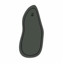 Ver imagem 5 de Espelho 130x60cm Multiuso Orgânico Lapidado Pendurador LED In House Decor