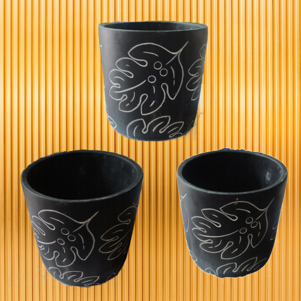 Vaso Decorativo de Cimento 15x15 Cm