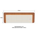 Ver imagem 3 de Cabeceira Casal Queen 272cm com Led 3000k e Tomadas 100% Mdf Padrão Planejados Mabel